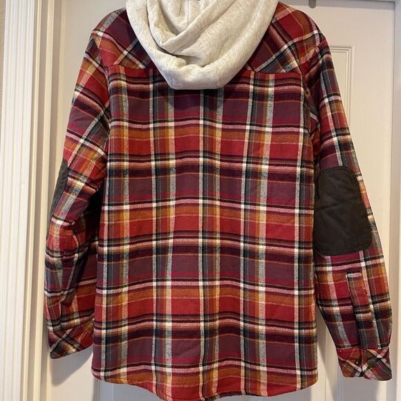 Legendary Whitetails Men’s Sherpa Flannel Hooded Autumn Colors Jacket M - Picture 13 of 16